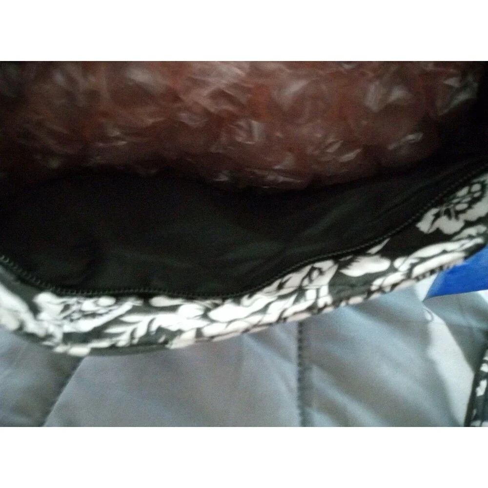 Stone Mountain SNY Black Floral Tote Purse Women’s Handbag